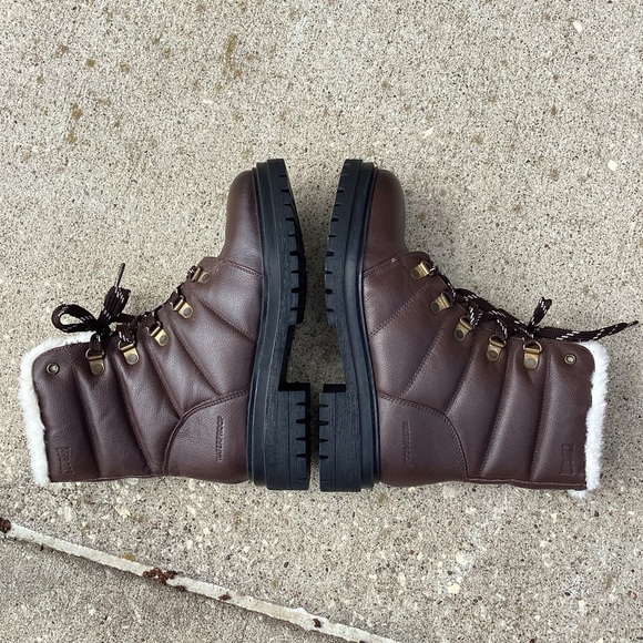 Cougar Vantage Waterproof‎ Military Style Boots Dark Brown Size 7 NEW - Picture 6 of 10